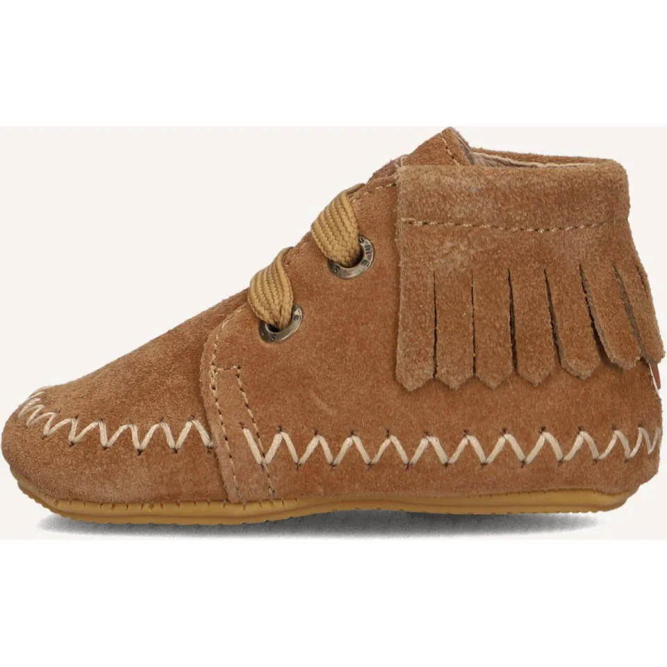Shoesme Babyproof Veterboots Meisjes Cognac, foto 8