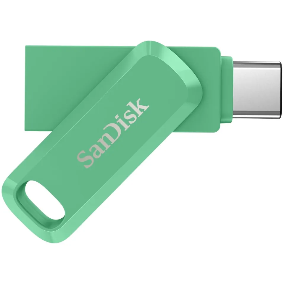 SanDisk Ultra Dual Drive Go Type-C 64GB usb-stick groen, foto 3