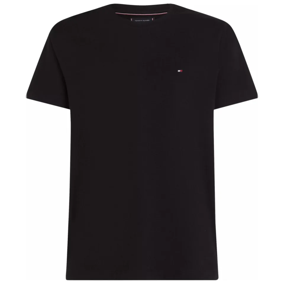 Tommy Hilfiger regular fit T-shirt Essential zwart, foto 4