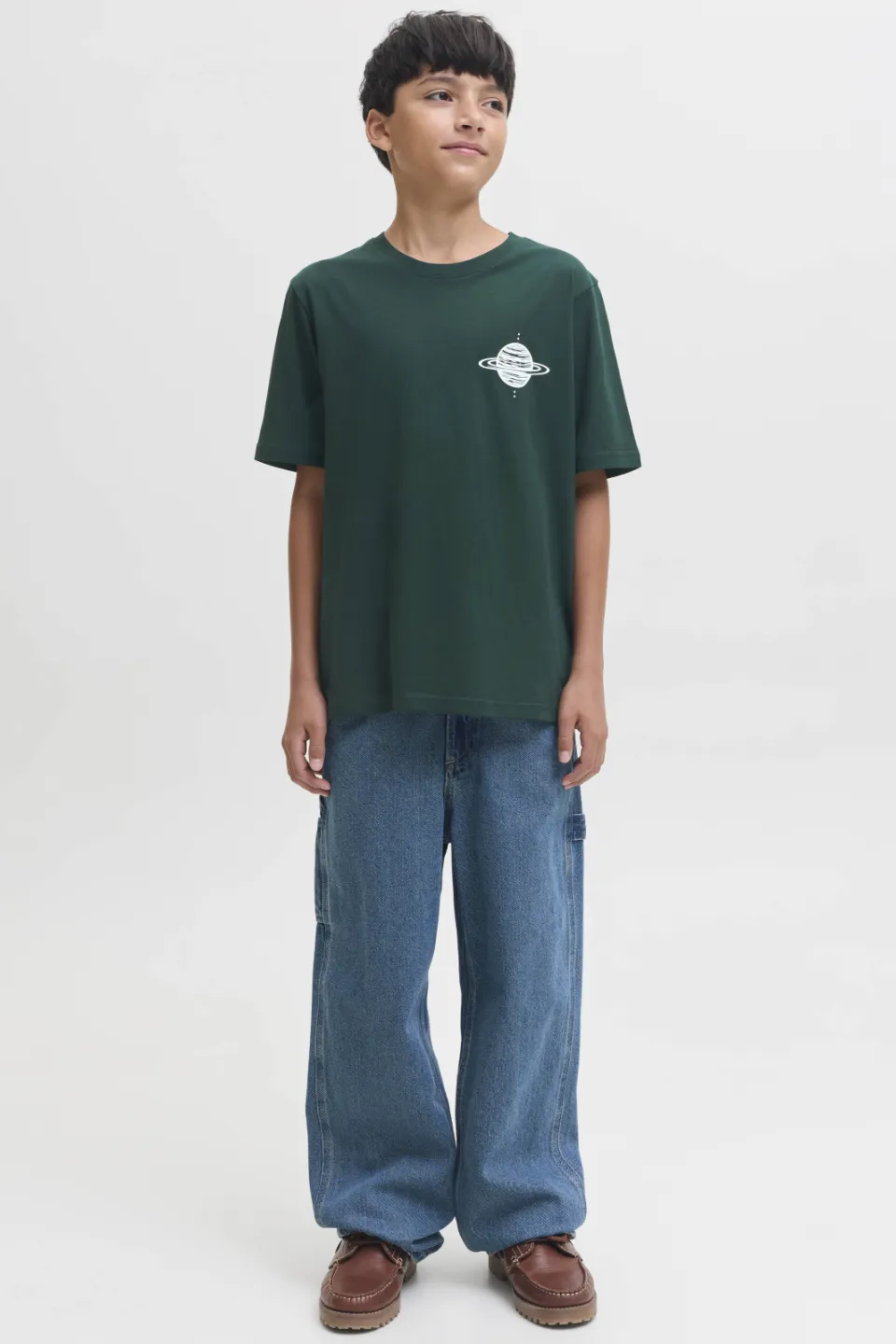 Jack & Jones JJASTRO T-shirt met backprint donkergroen, foto 6