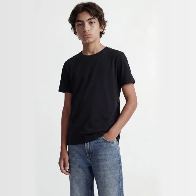 Jack & Jones junior t-shirt zwart Black