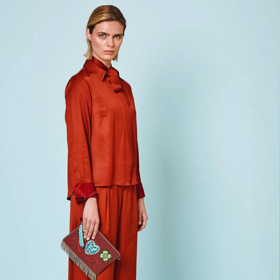 Oilily Forget Me Not crossbody tas rood, foto 3