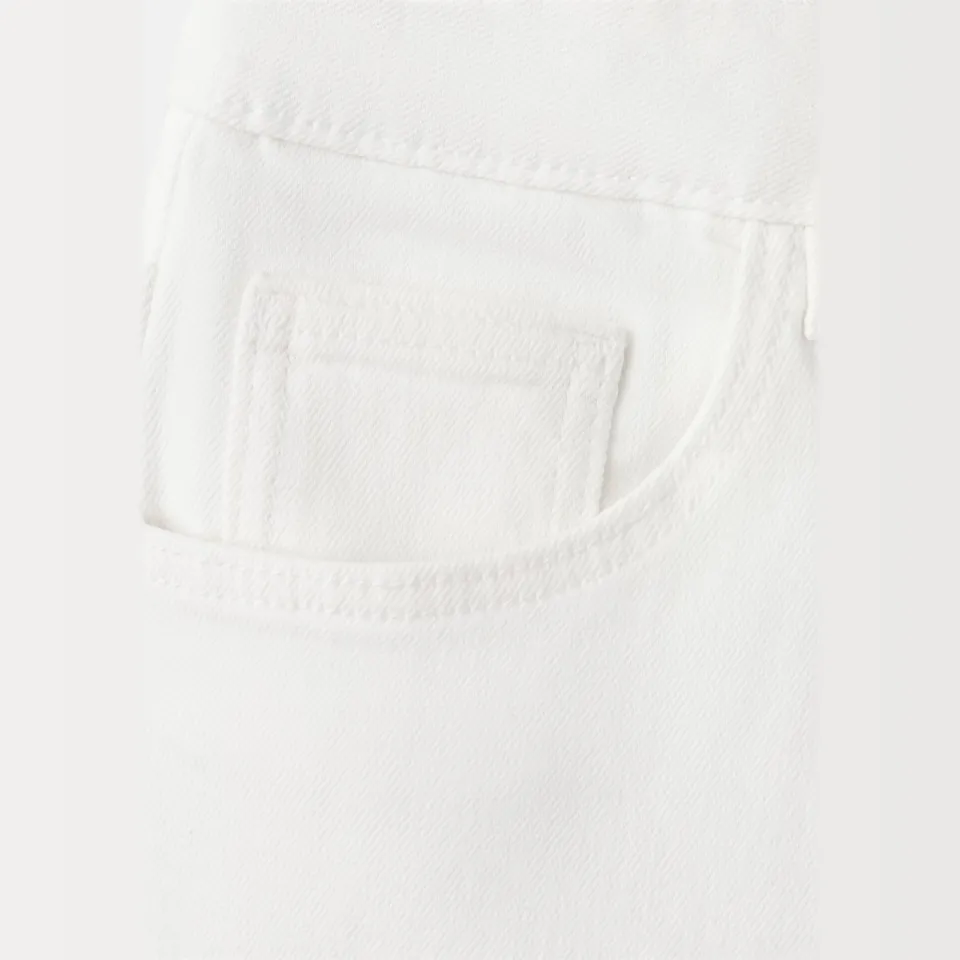 Mango Kids jeansshort wit, foto 6