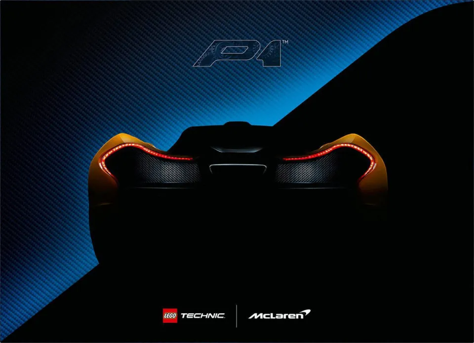 Lego Technic McLaren P1 hypercar Bouwpakket voor Volwassenen, Modelauto Decoratie Set 42172 geel, foto 4