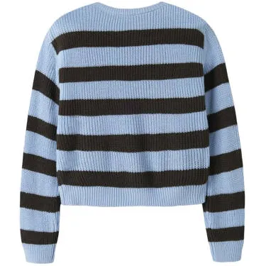 NAME IT KIDS oversized gestreepte trui - blauw, foto 3