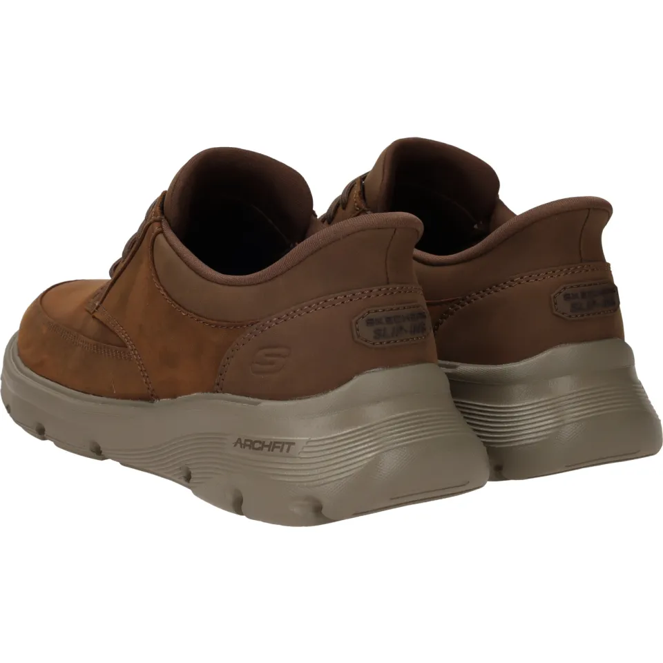 Skechers Arch Fit Garza veterschoenen cognac, foto 6