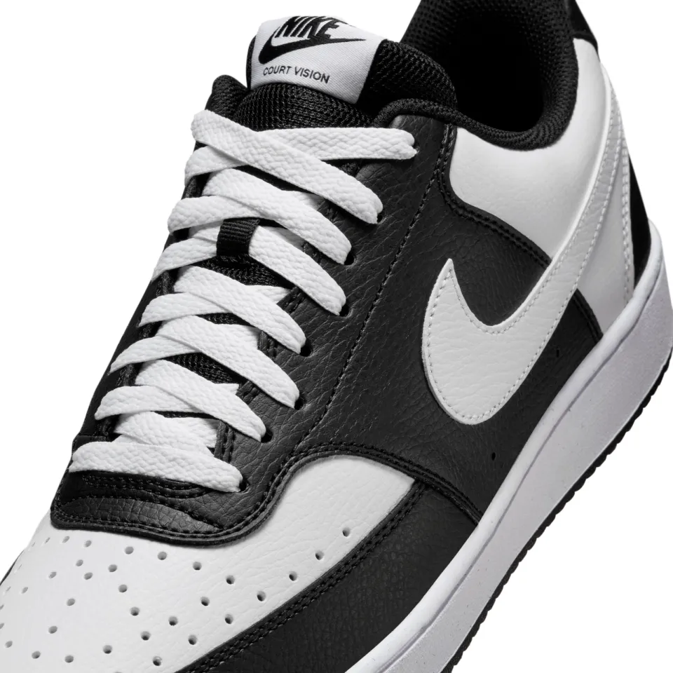 Nike Court Vision Low sneakers zwart wit, foto 7