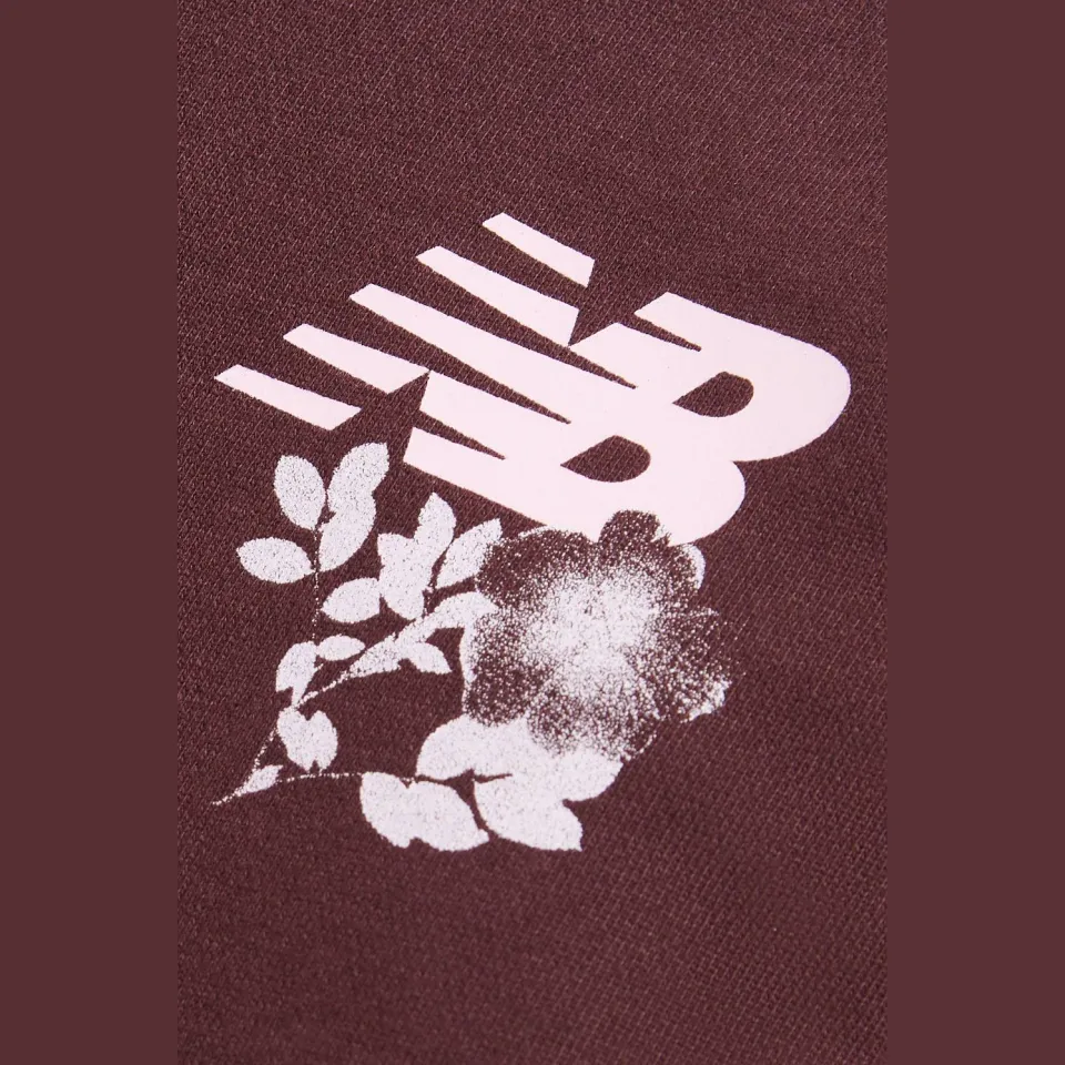 New Balance sweater met backprint - bordeaux, foto 3