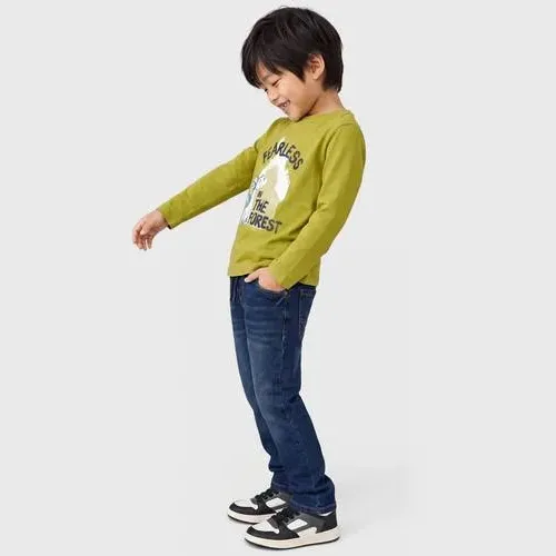 S.Oliver longsleeve met print limegroen, foto 3