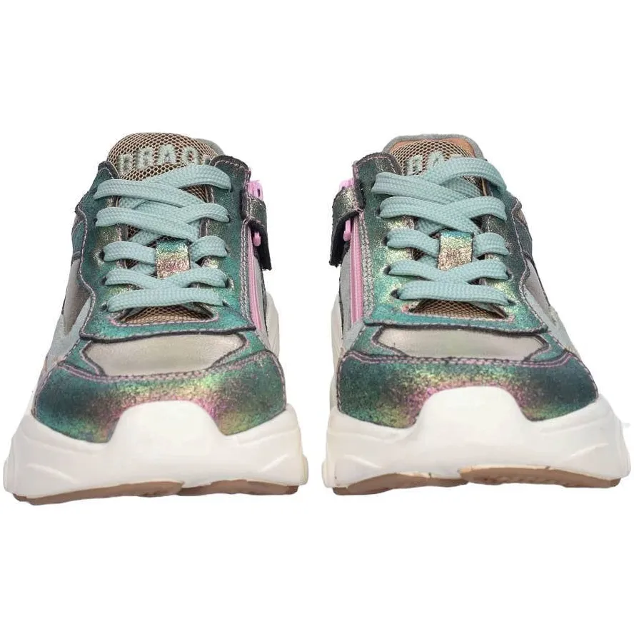 Braqeez leren sneakers - meerkleurig multi, foto 6