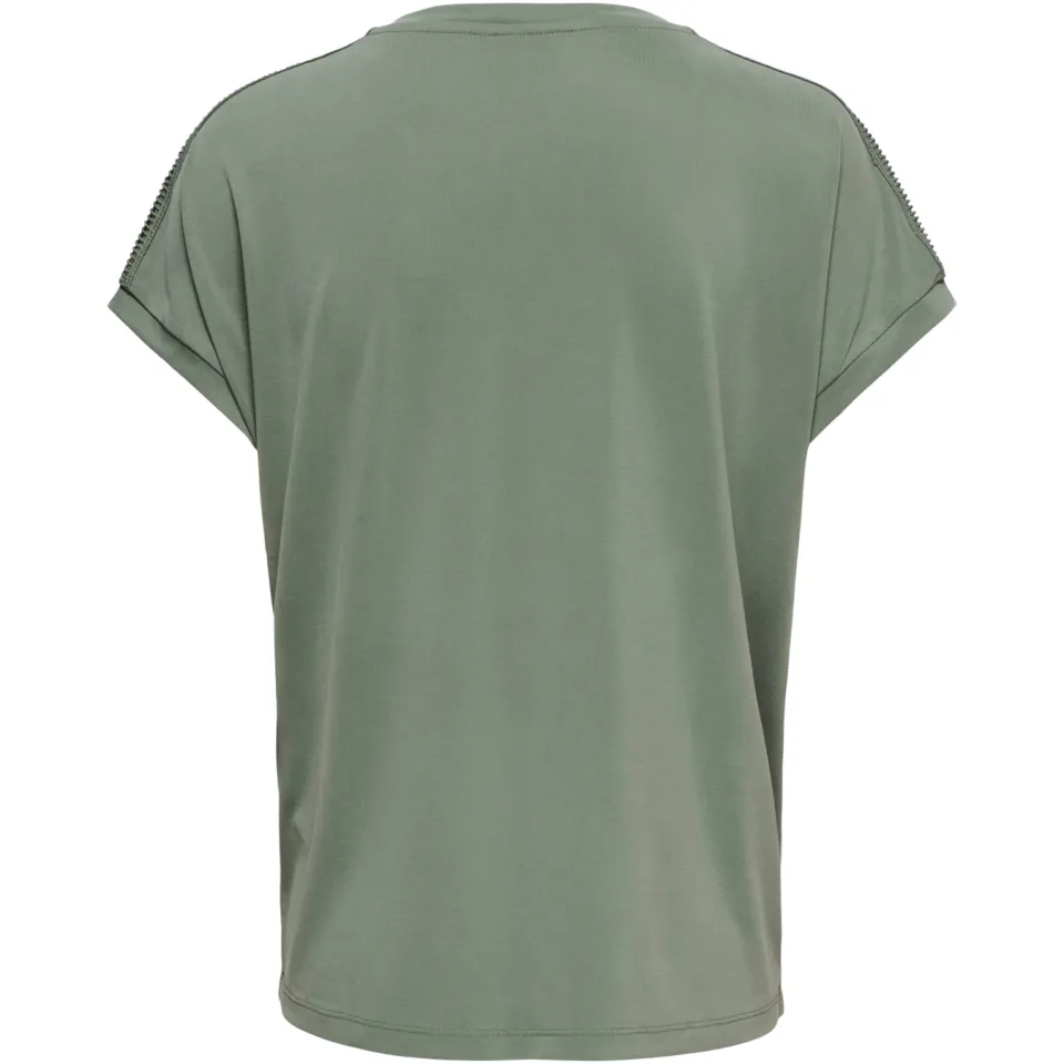 Only zwangerschaps T-shirt groen, foto 2