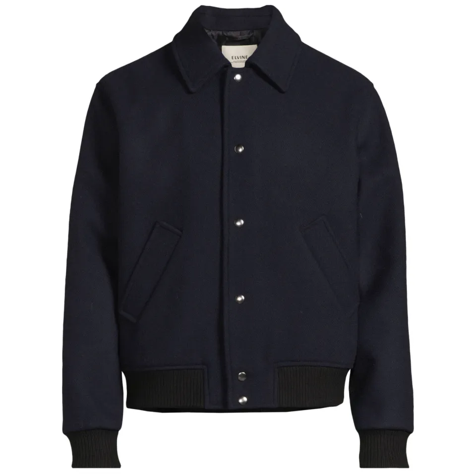 Elvine NARIAN bomberjack met wol - donkerblauw, foto 2