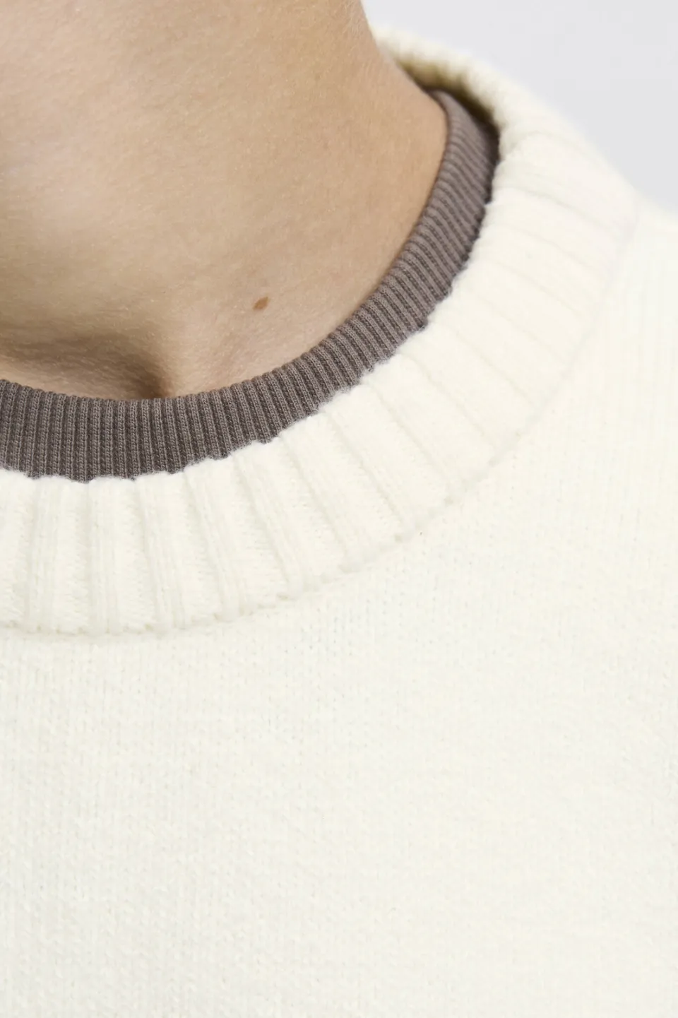 Jack & Jones JUNIOR pullover ecru gebreid, foto 7