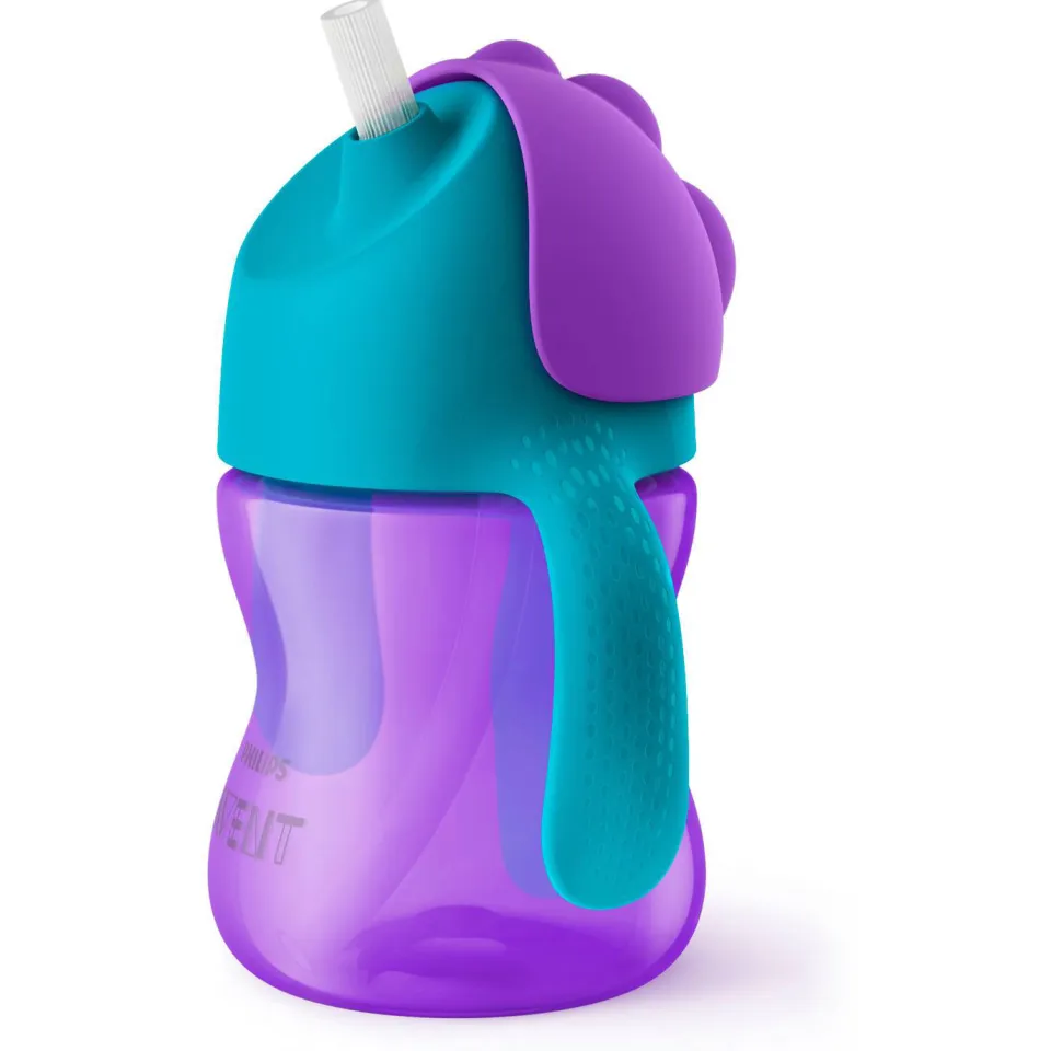 Philips AVENT Rietjesbeker 200 ml 9M+ Paars SCF796/02, foto 2