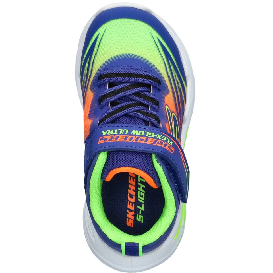 Skechers S Lights Flex-Glow Ultra chunky sneakers met lichtjes blauw, foto 5