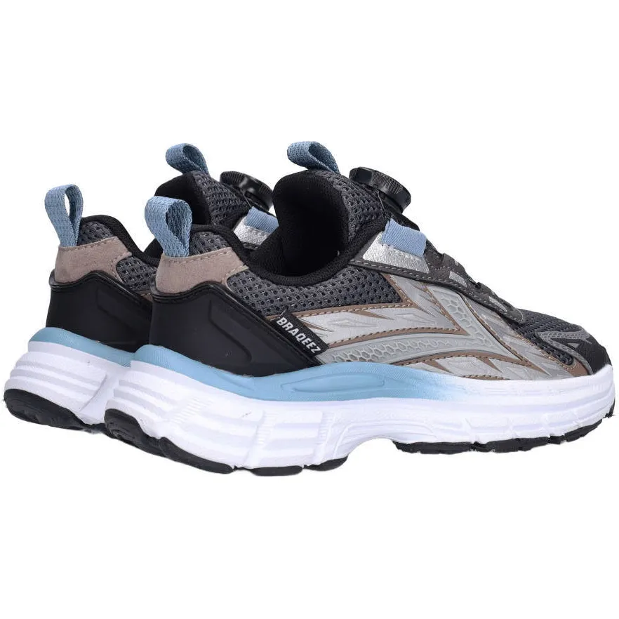 Braqeez Giles Gen chunky sneakers - antraciet, foto 4