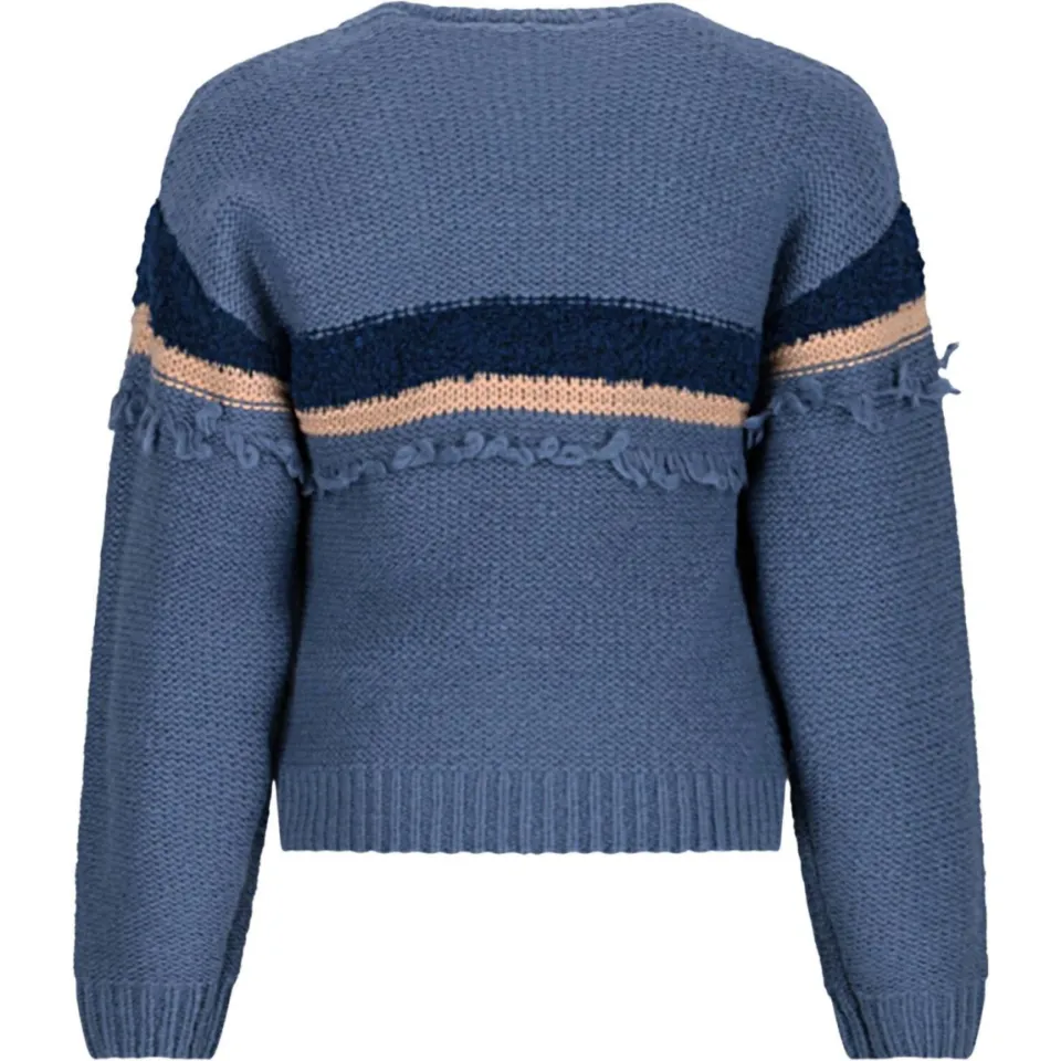 NoBell’ trui blauw gebreid, foto 5