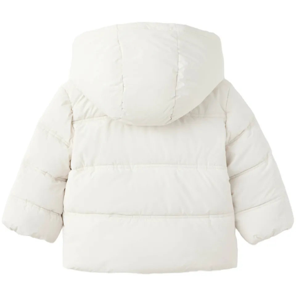 Mango Kids gewatteerde winterjas wit, foto 2