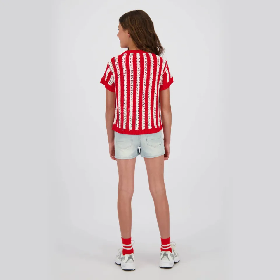 Vingino denim relaxed short lichtblauw, foto 6