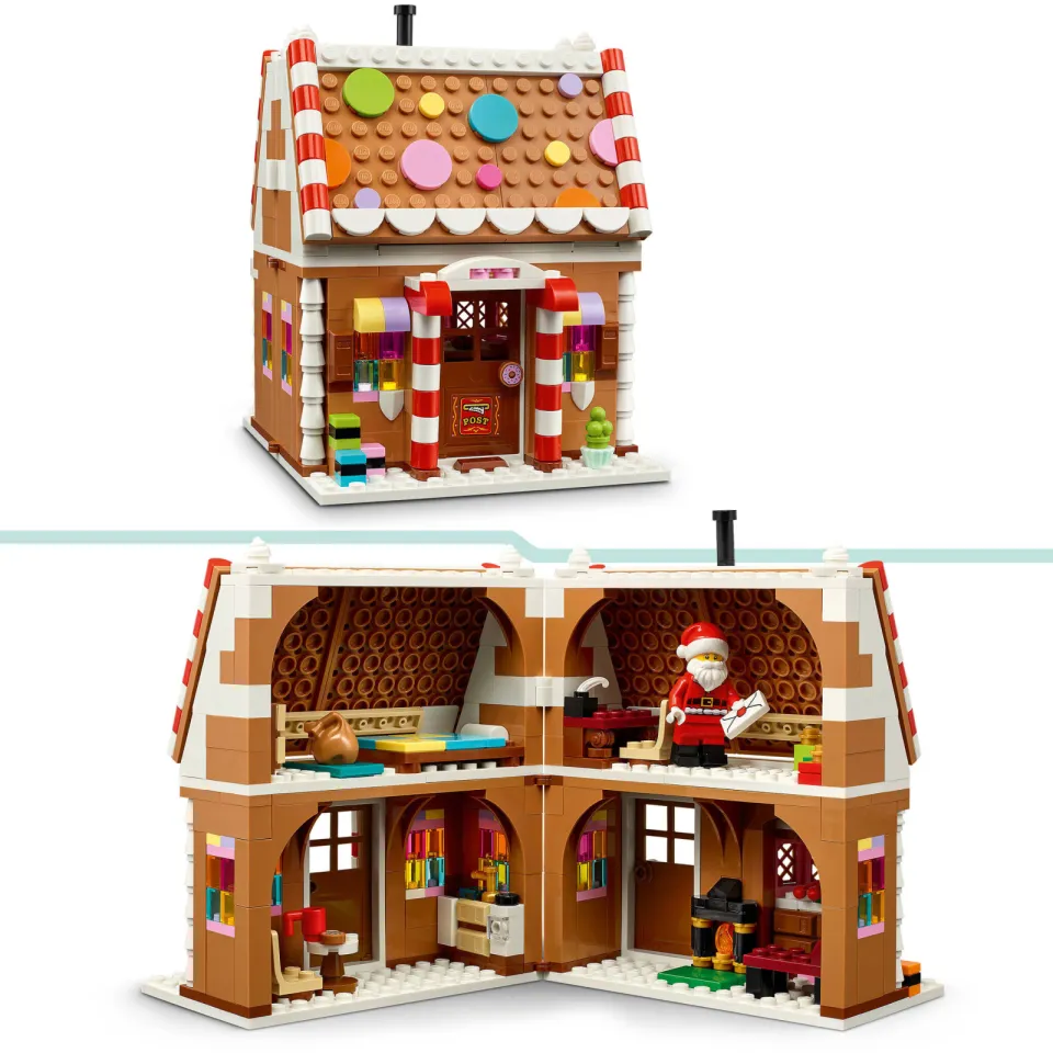 Lego Seasons and Occasions Winters Peperkoekhuisje, Kerst Speelgoed voor Kinderen 40809