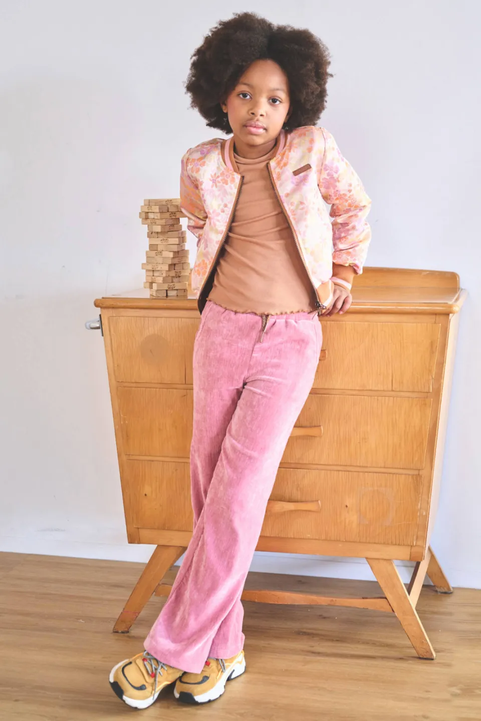Nono Sayla wide leg broek roze