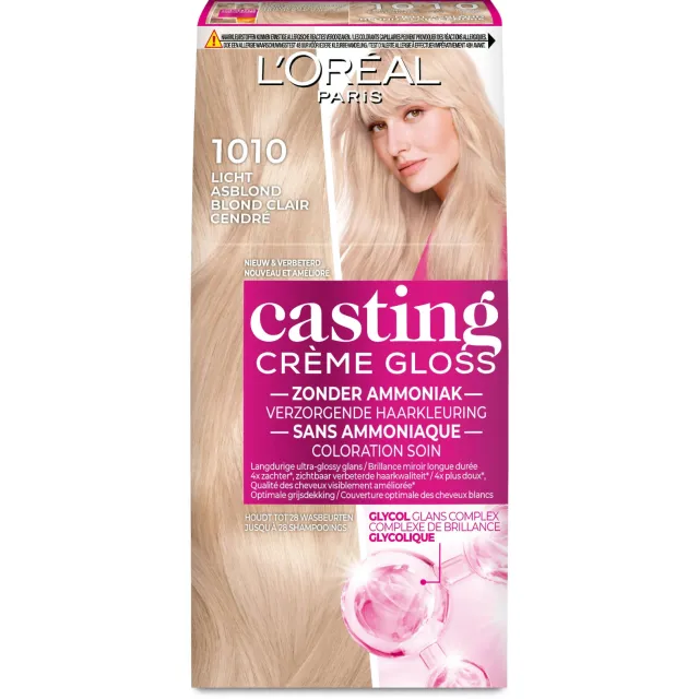L'oréal Casting Crème Gloss extra licht asblond 1010, foto 2