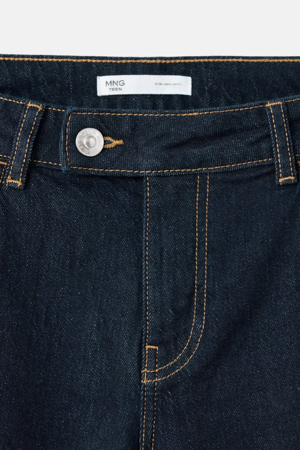 Mango TEEN wide leg jeans - dark blue denim, foto 7