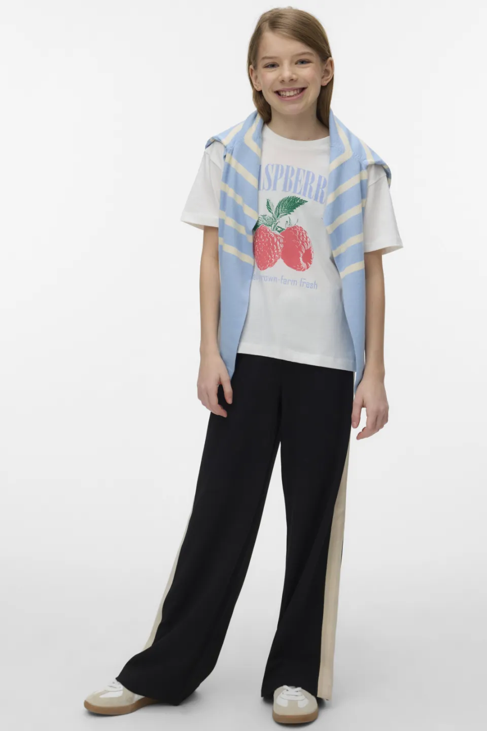 Vero Moda Girl t-shirt wit, foto 3