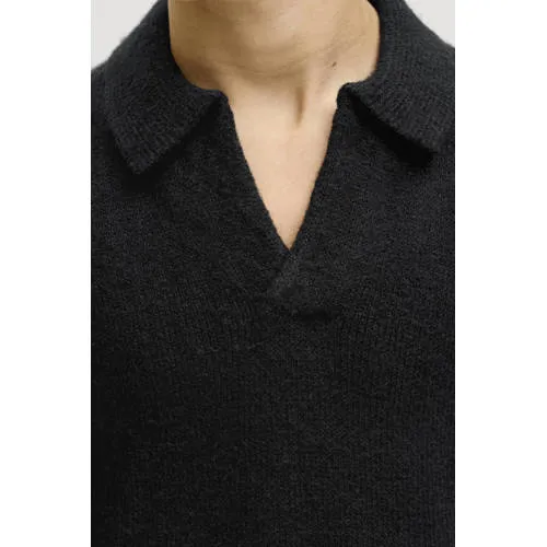 Jack & Jones JUNIOR trui zwart fijn gebreid, foto 5