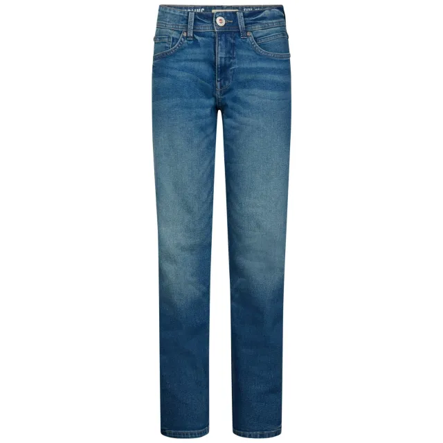 Petrol Industries straight leg jeans medium blue denim Natural faded