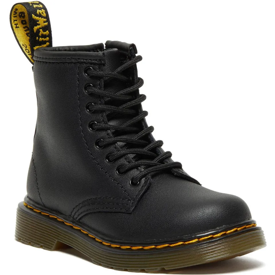 Dr. Martens 1460 T Peuter leren veterboots zwart, foto 3