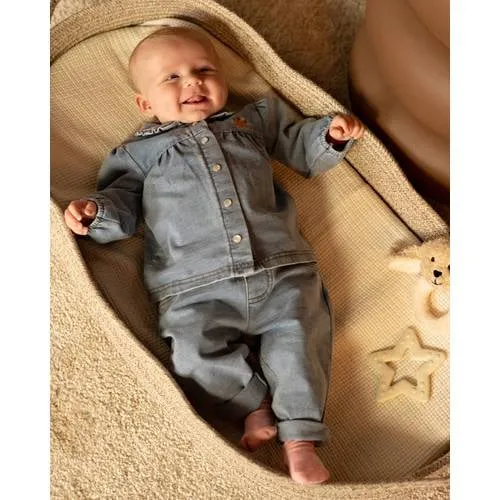BESS babybroek blue denim, foto 3