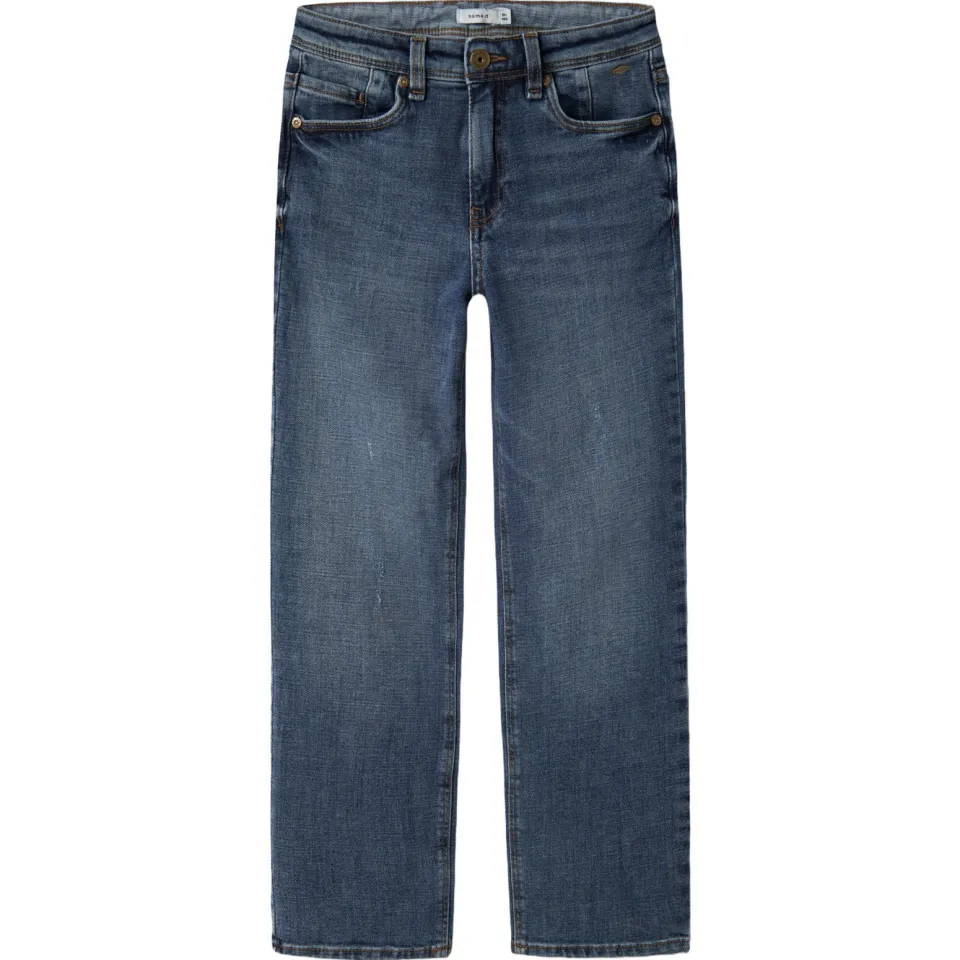 NAME IT KIDS straight leg jeans NKMRYAN dark blue denim, foto 2