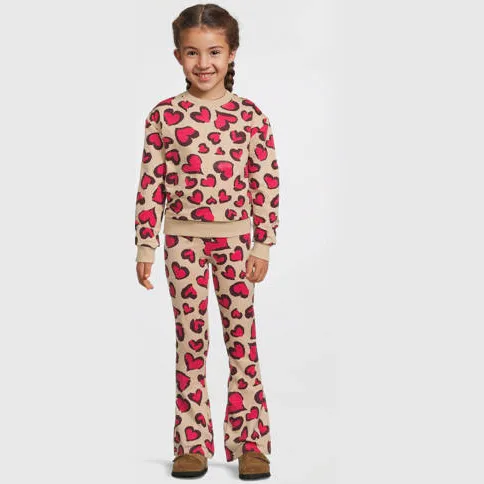 Orange Stars sweater met hartjes print Mathilde beige, foto 4