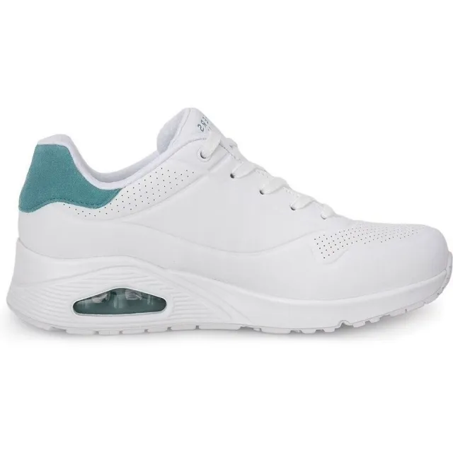 Skechers Uno Pop Back 177092 lage sneaker wit