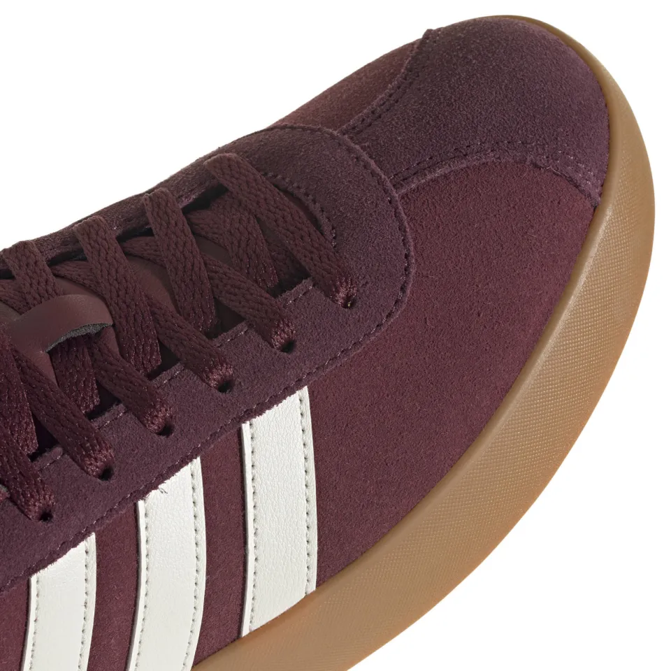 Adidas Sportswear VL Court 3.0 suede sneakers bordeaux/wit, foto 7