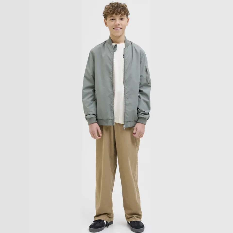 Jack & Jones Junior JJERUSH bomberjack agavegroen agave green, foto 3