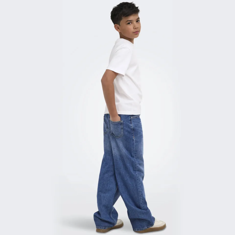 Only & Sons JUNIOR OSJREMI junior loose fit jeans - mediumblauw, foto 4