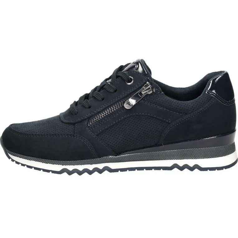 Marco Tozzi sneakers marineblauw, foto 2