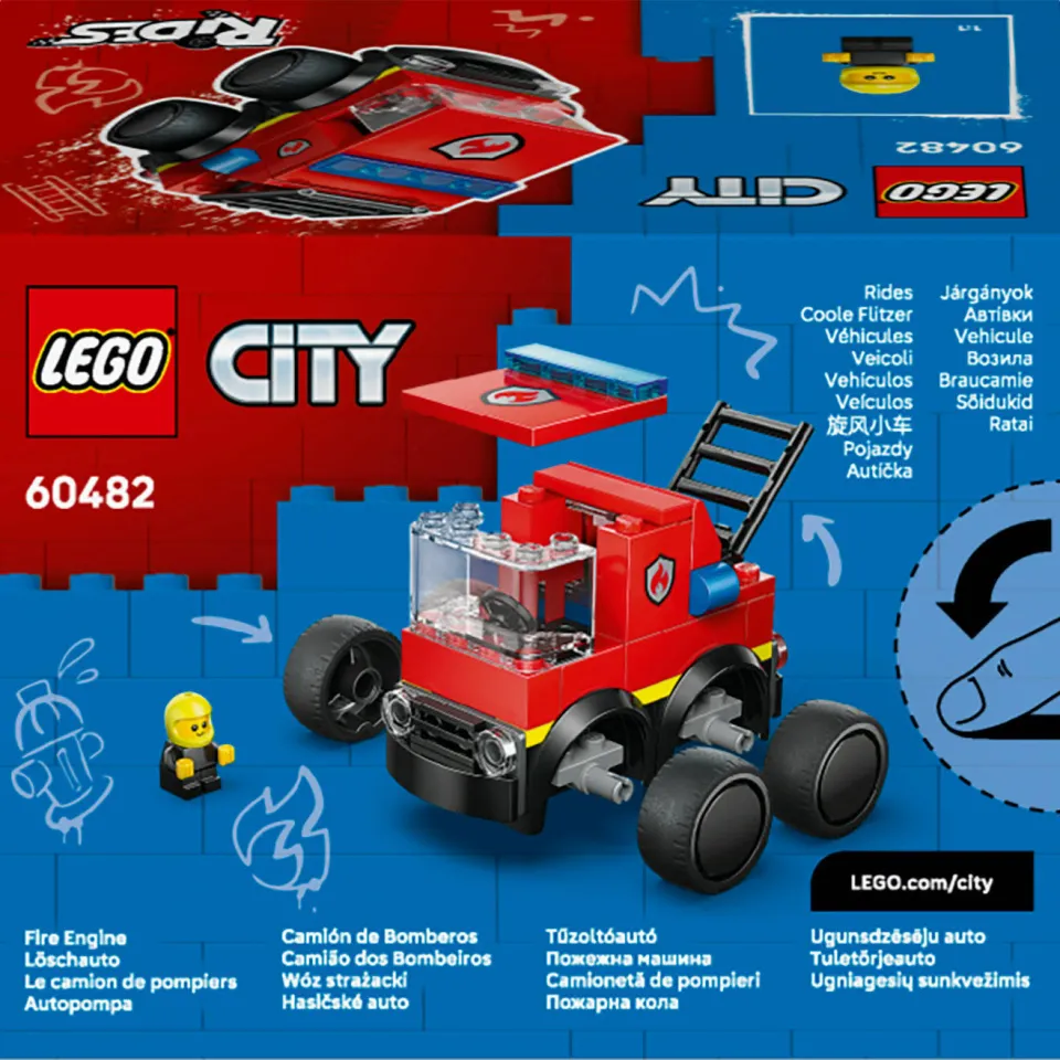 Lego City Voertuigen – Brandweerwagen 60482, foto 3