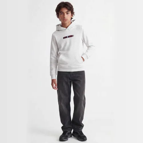 Jack & Jones JUNIOR hoodie met logo - wit, foto 4