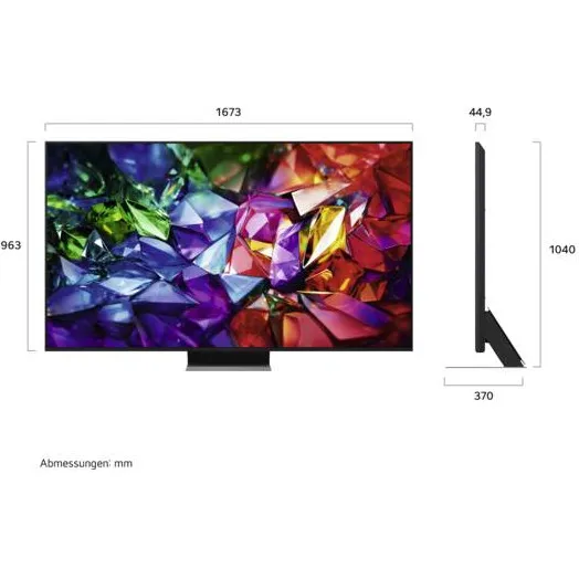 LG 75MRGB96B9B televisie zwart, foto 2