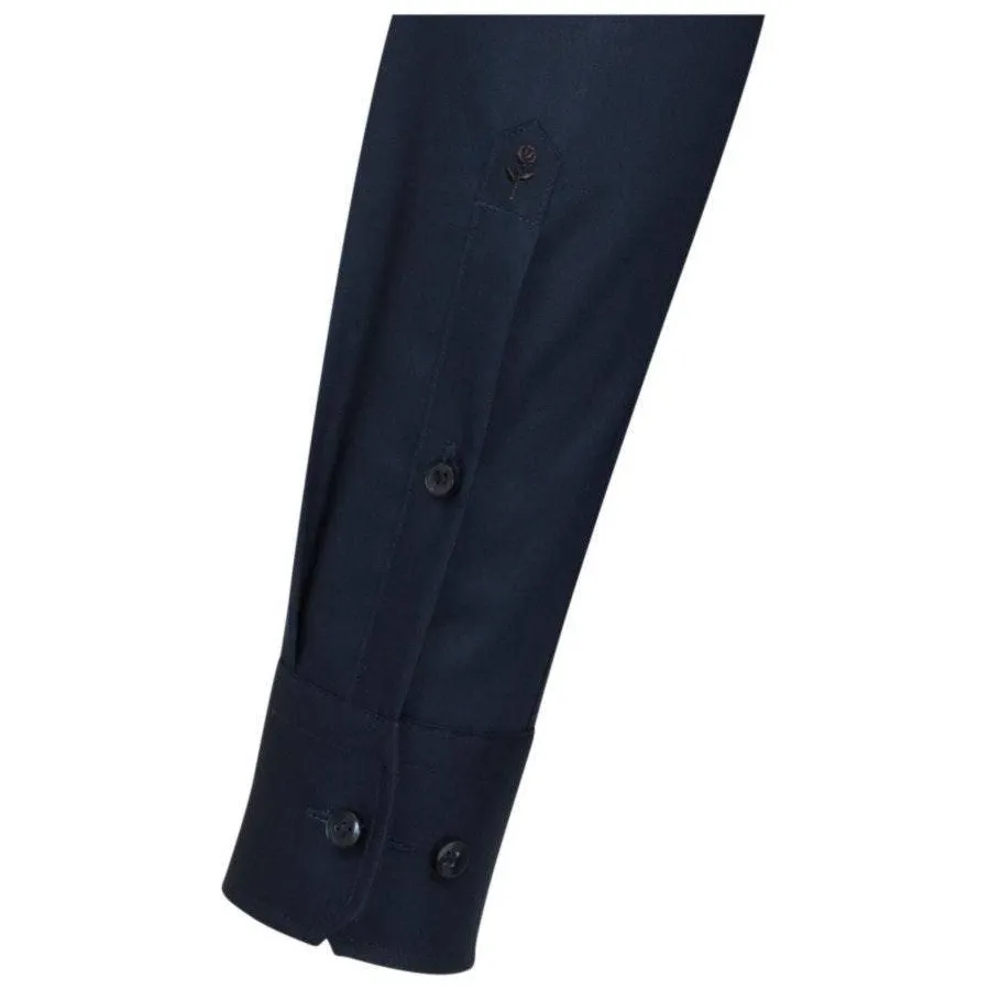 Seidensticker slim fit overhemd donkerblauw, foto 3