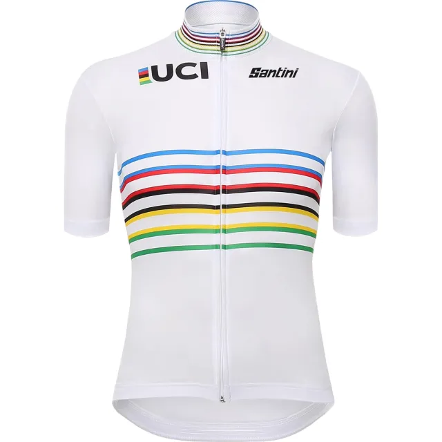 Santini UCI WORLD CHAMPION Shirt met korte mouwen Master 2026 Wit