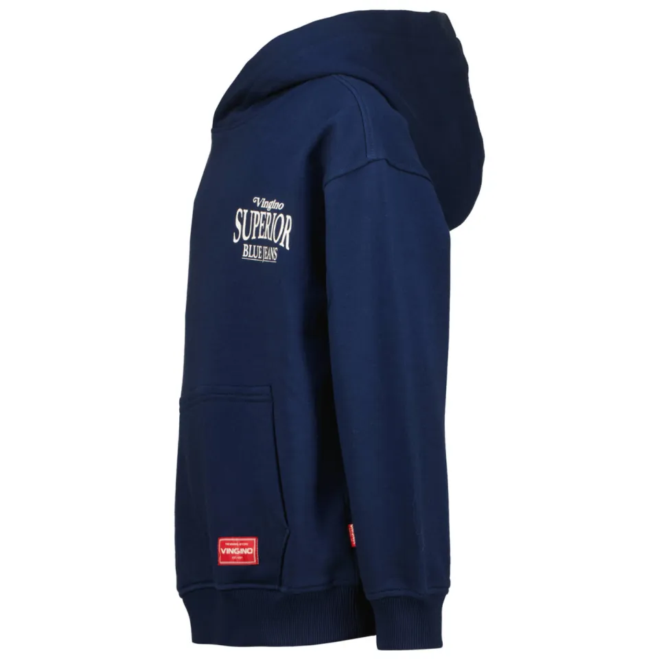 Vingino sweater met backprint donkerblauw, foto 5