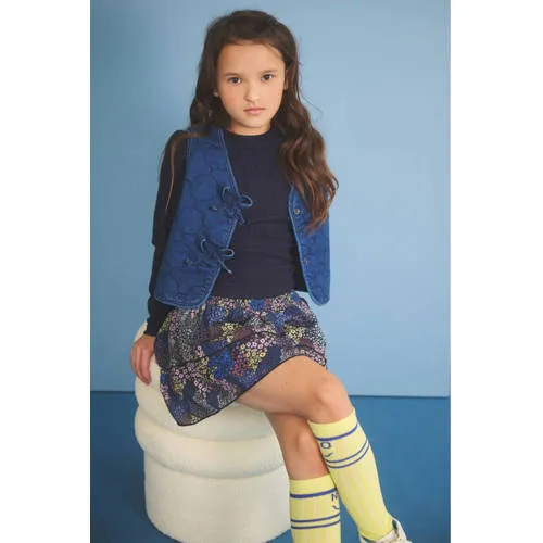 Nono blousetop donkerblauw, foto 5