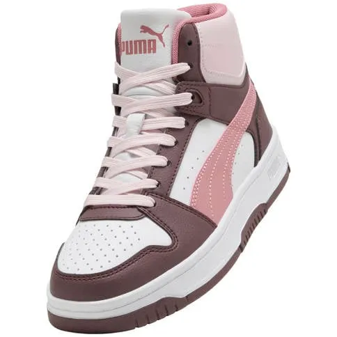 Puma Rebound Slam Mid sneakers donkerbruin/roze, foto 4