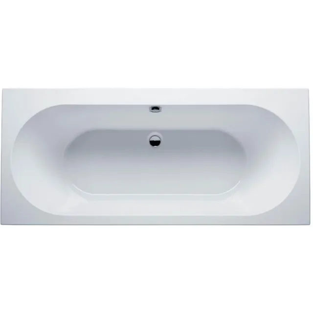 Wiesbaden Portus ligbad duo inbouw 190x90x50 cm wit