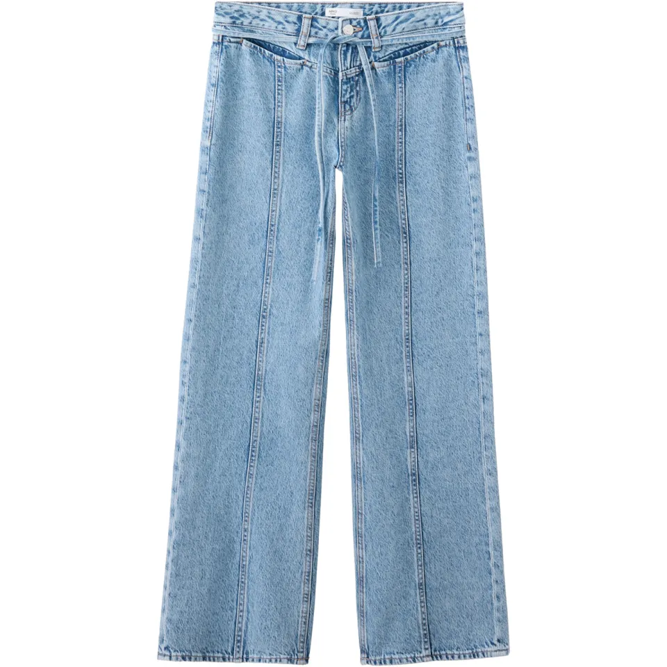 Mango TEEN wide leg jeans - lichtblauw, foto 2