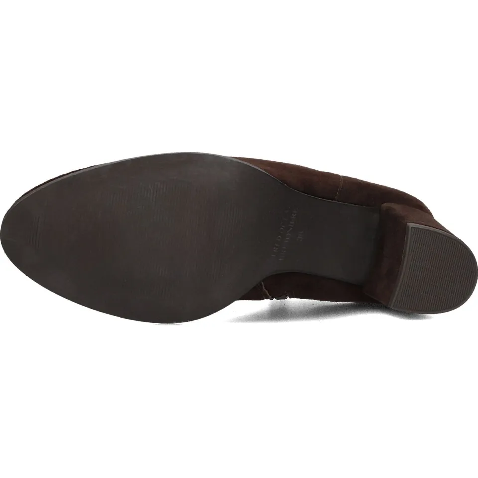 Fred de la Bretoniere Chelsea leren chelsea boots met hak - donkerbruin, foto 7